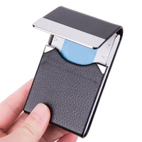 anti theft id credit card holder thin aluminium metal wallets pocket bank women men credit card box