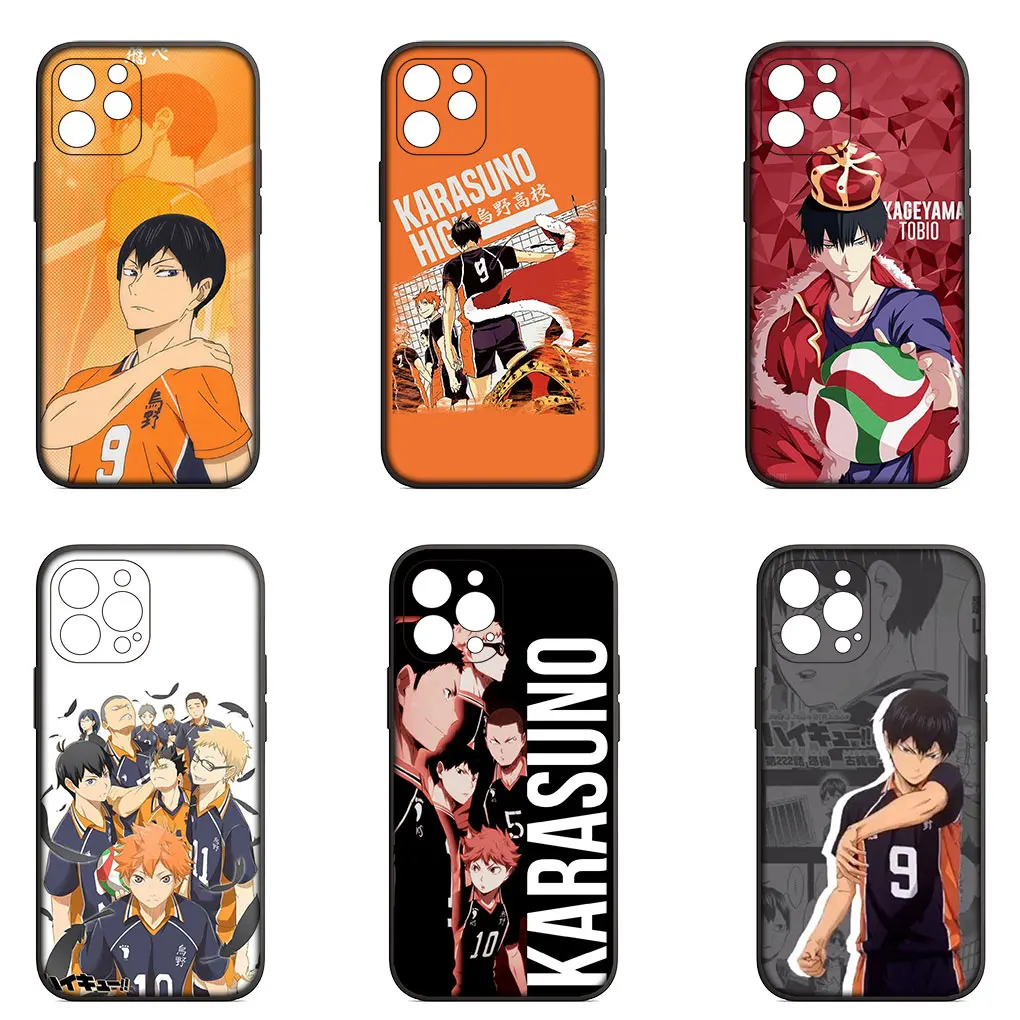 KARASUNO Shoyo Hinata Haikyuu Soft Cover Casing for iPhone 16 15 14 13 12 Mini Pro XS Max X XR 7 8 Plus + 15+ Phone Case