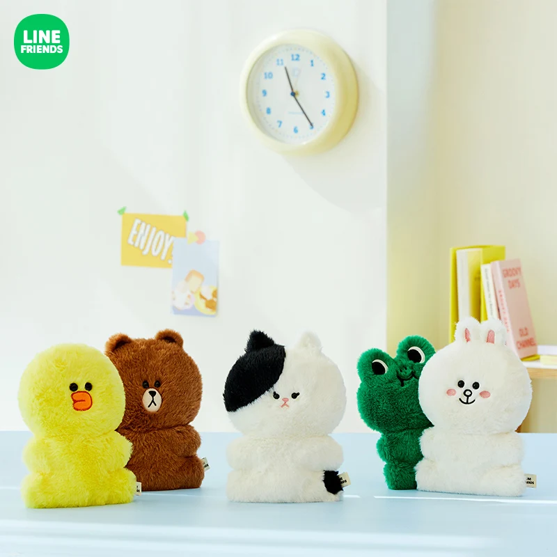 

Kawaii линия друзья аниме хобби коричневая Сэлли Клоу Леонард Джессика флатфур серия плюшевая кукла украшение подарок на день рождения