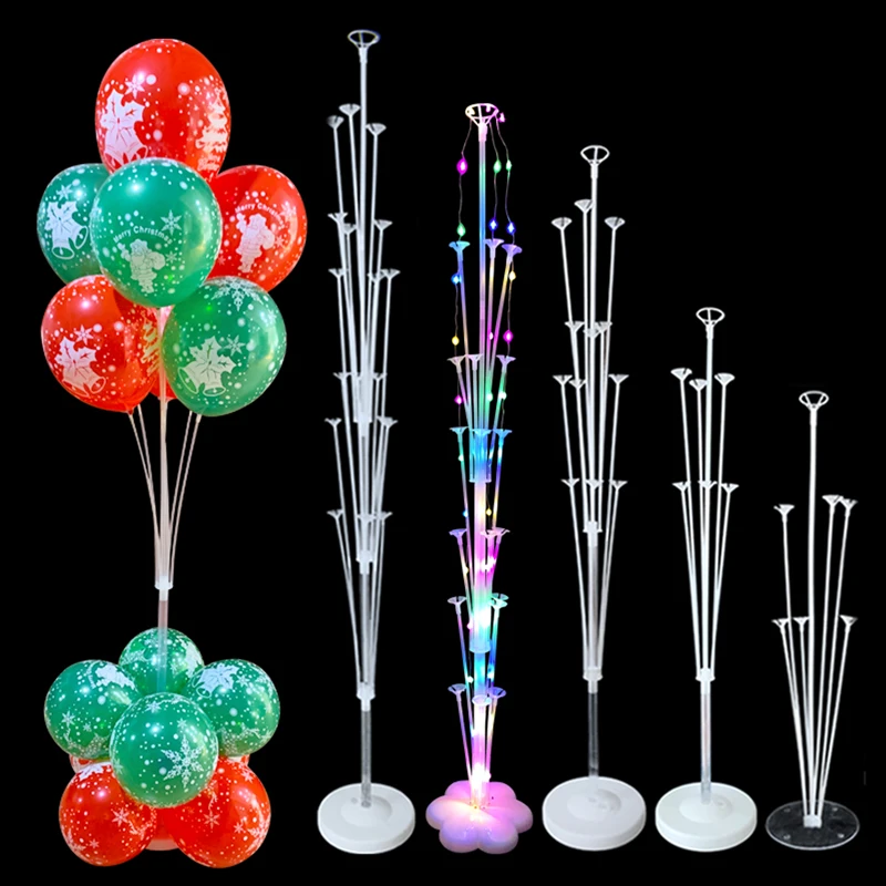 

Xmas Balloons Holder Column Stand Holder Kids Birthday Party Baby Shower Decor Balloon Accessories Christmas Decoration for Home
