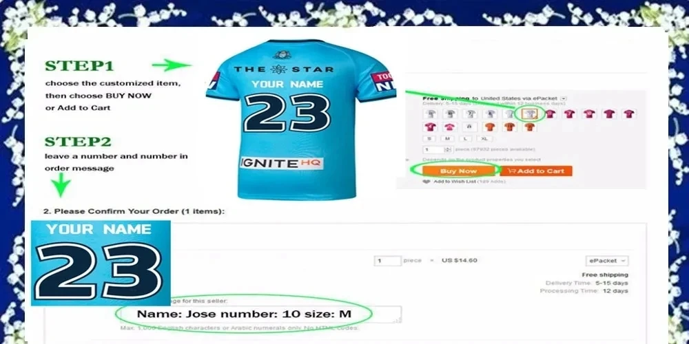 Новинка Южный Уэльс блюз страна происхождения персонализированная 2024 футболка с