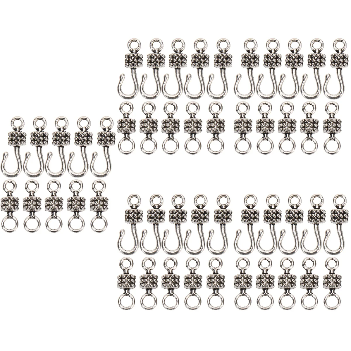 

100 пар, застежки для браслетов и ожерелий