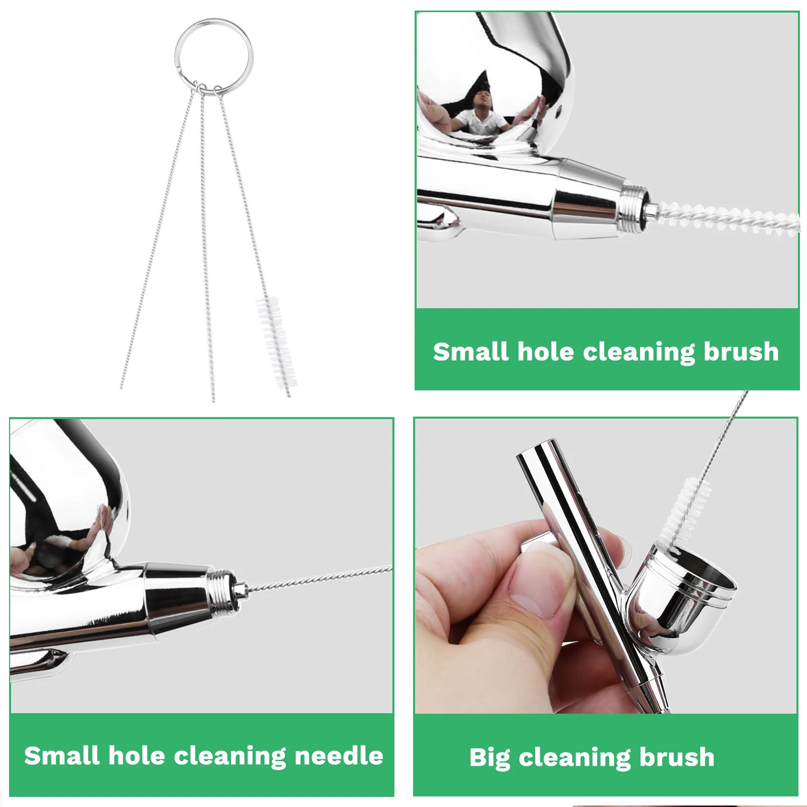 Набор Для Ремонта И Обслуживания Аэрографа 8-в-1 Аксессуаров Чистящего Средства