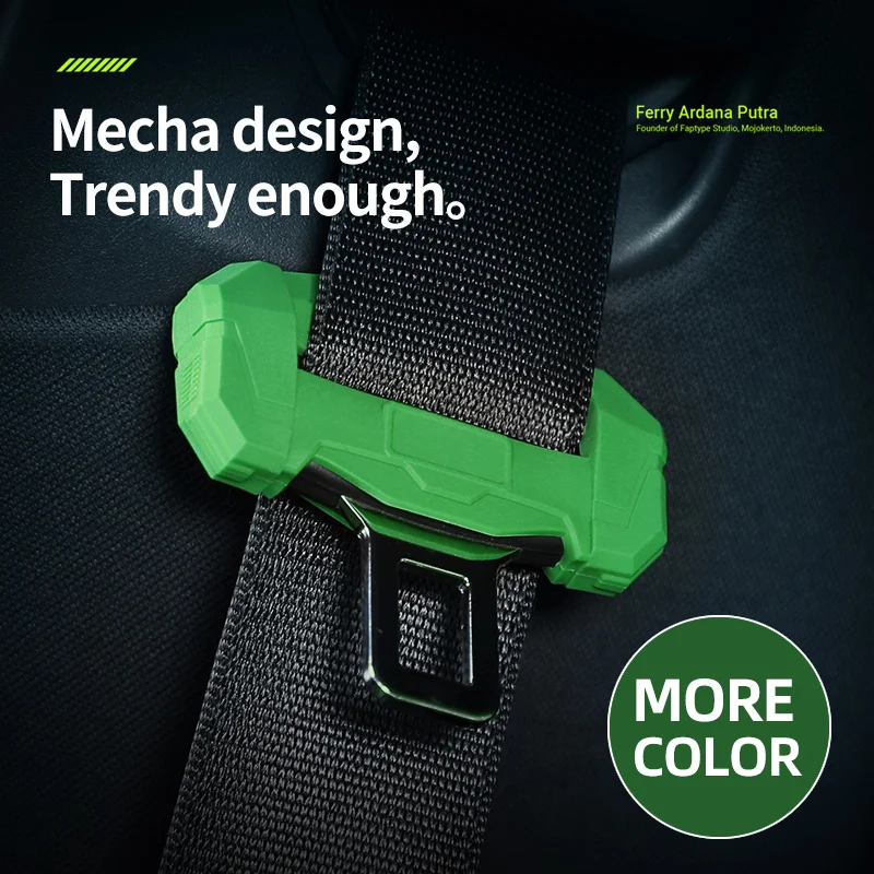 

Automotive seat belt buckle cover silicone scratch resistant protective cover For tesla Model 3 y Zeeker 001 009 NIO ES7 ET7 EC7
