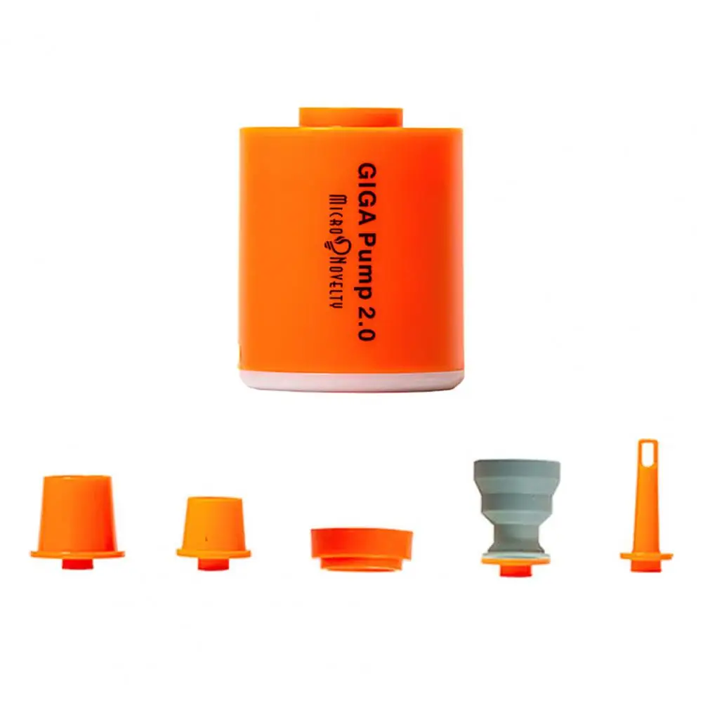 

New GIGA Pump 2.0 3-in-1 Portable Mini Electric Inflator 5 Nozzles 1300mAh USB Charging Outdoor Air Pump Air Camping