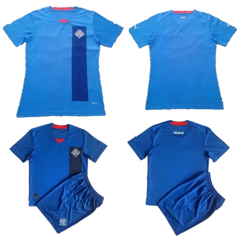

22/23 Iceland Home Shirt ,Adult+Kids Kit 2022 2023