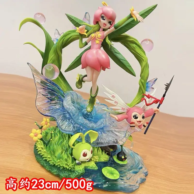 20 см фигурки Digimon Lillymon Picklemon аниме фигурка Tanemon Nyokimon статуя модель коллекция