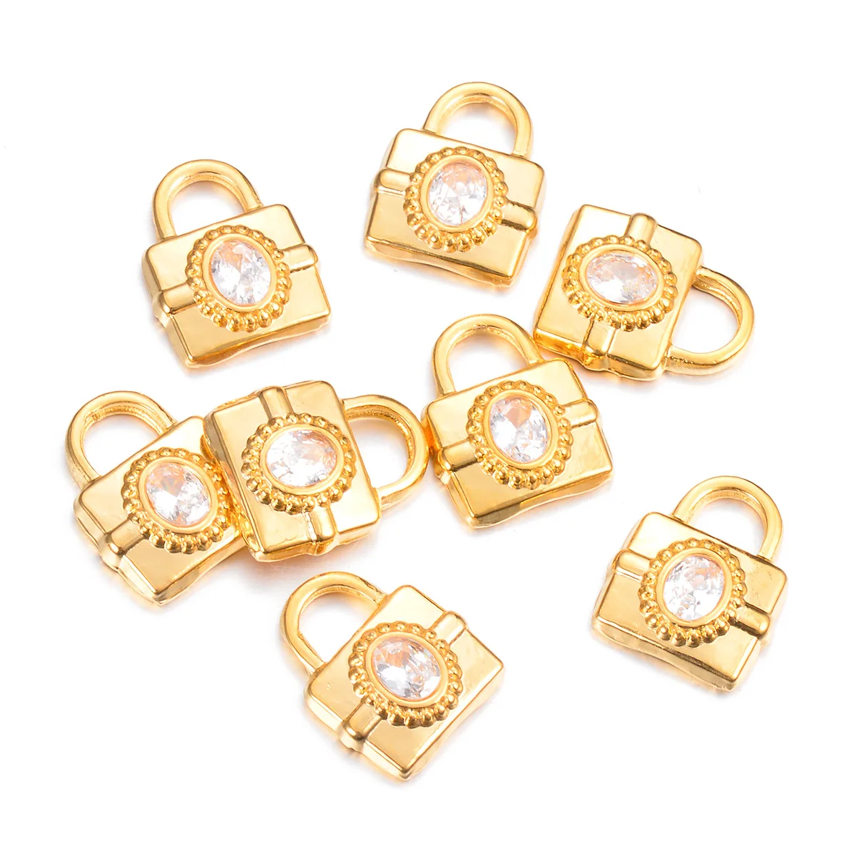 

5 шт., подвески из нержавеющей стали с фиксатором