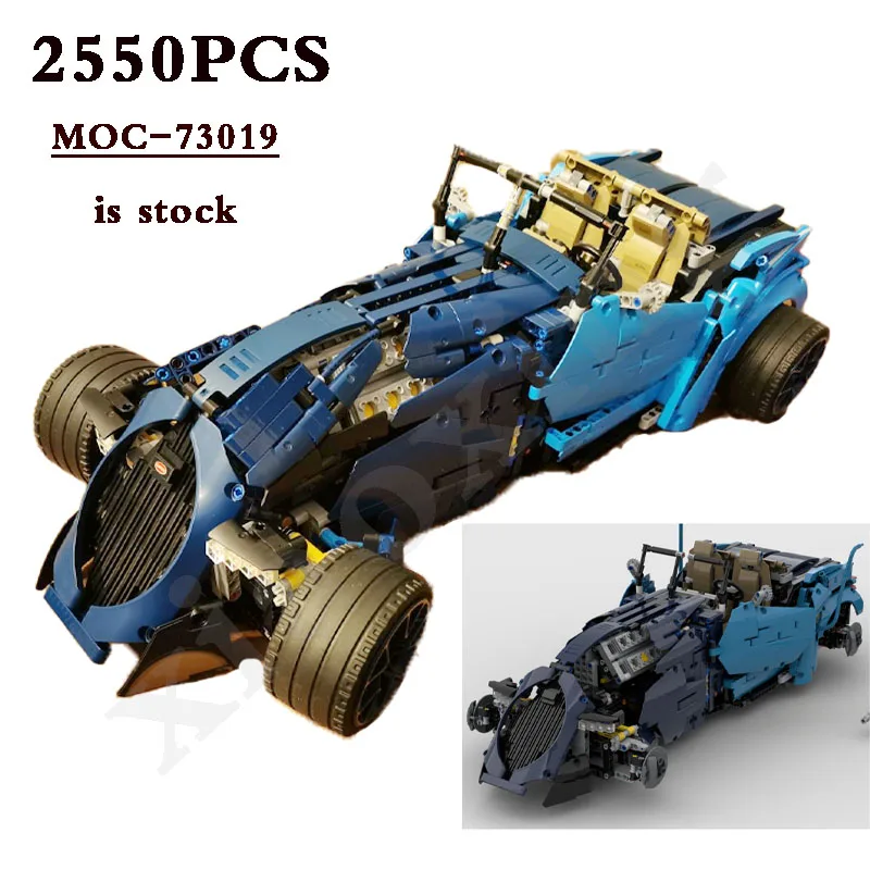 

Classic MOC-73019 Hot Rod Sports Car 2550PCS Assembled Splicing Bricks Fit 42083 Type B Fun Adult Building Brick Birthday Gift
