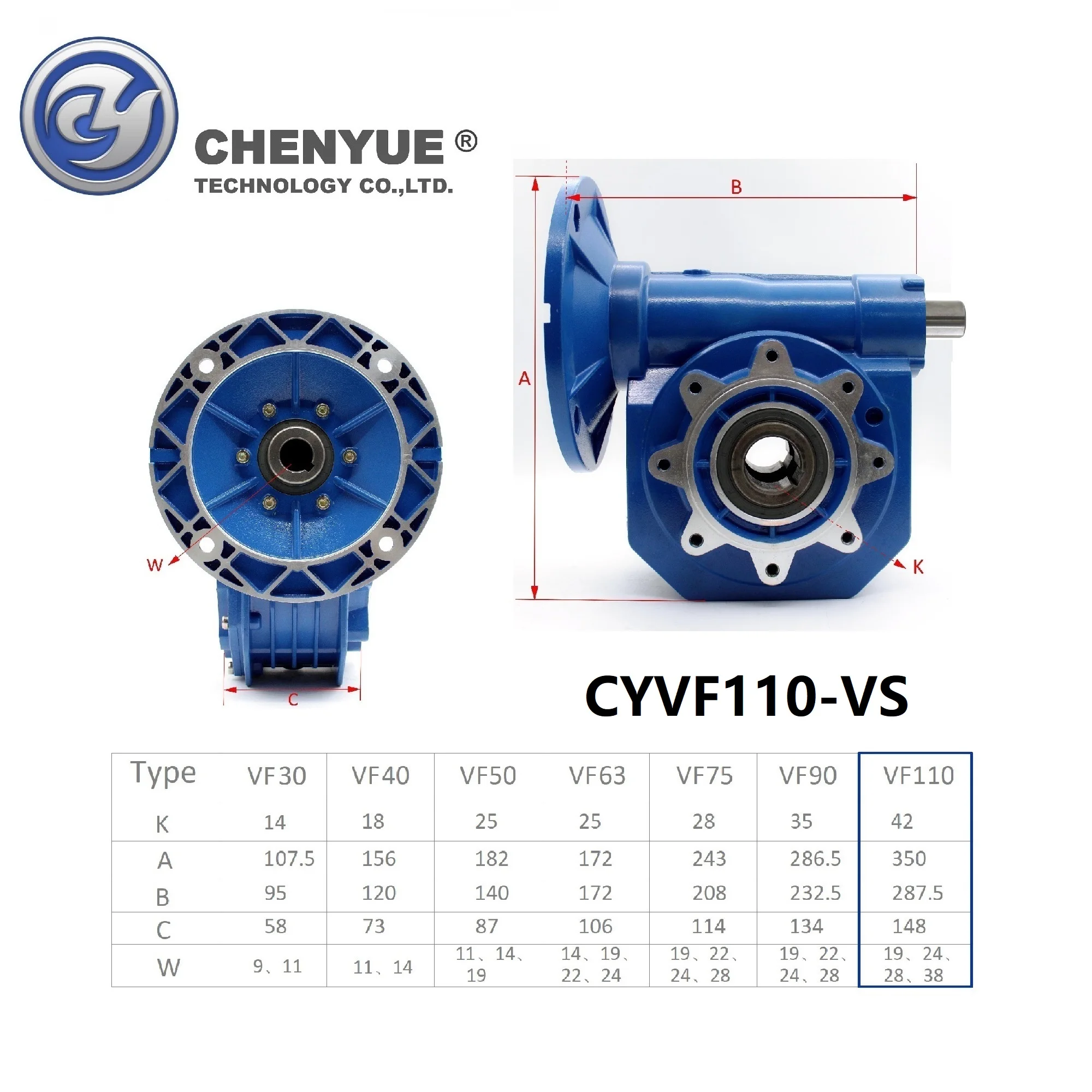 CHENYUE червь с высоким крутящим моментом коробка передач редукторный двигатель