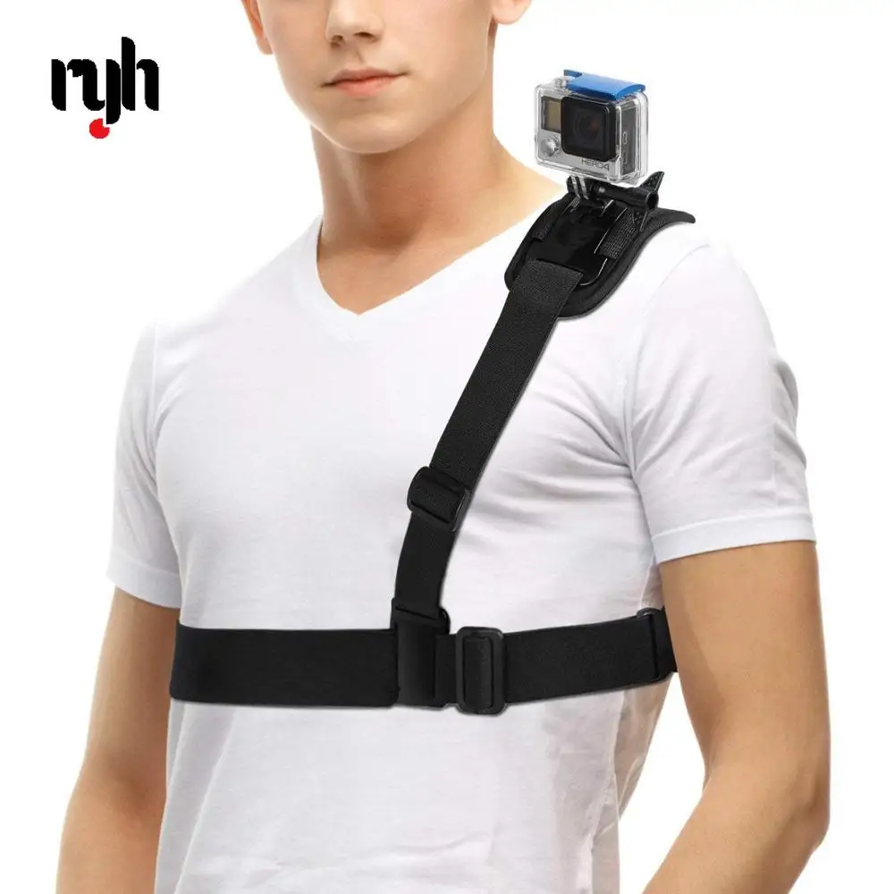 

Наплечный ремень с креплением на ремне для телефона 8 7 6 5 4 3 SJ4000 для Xiaomi Yi Osmo аксессуары для экшн-камеры нагрудный ремень с креплением