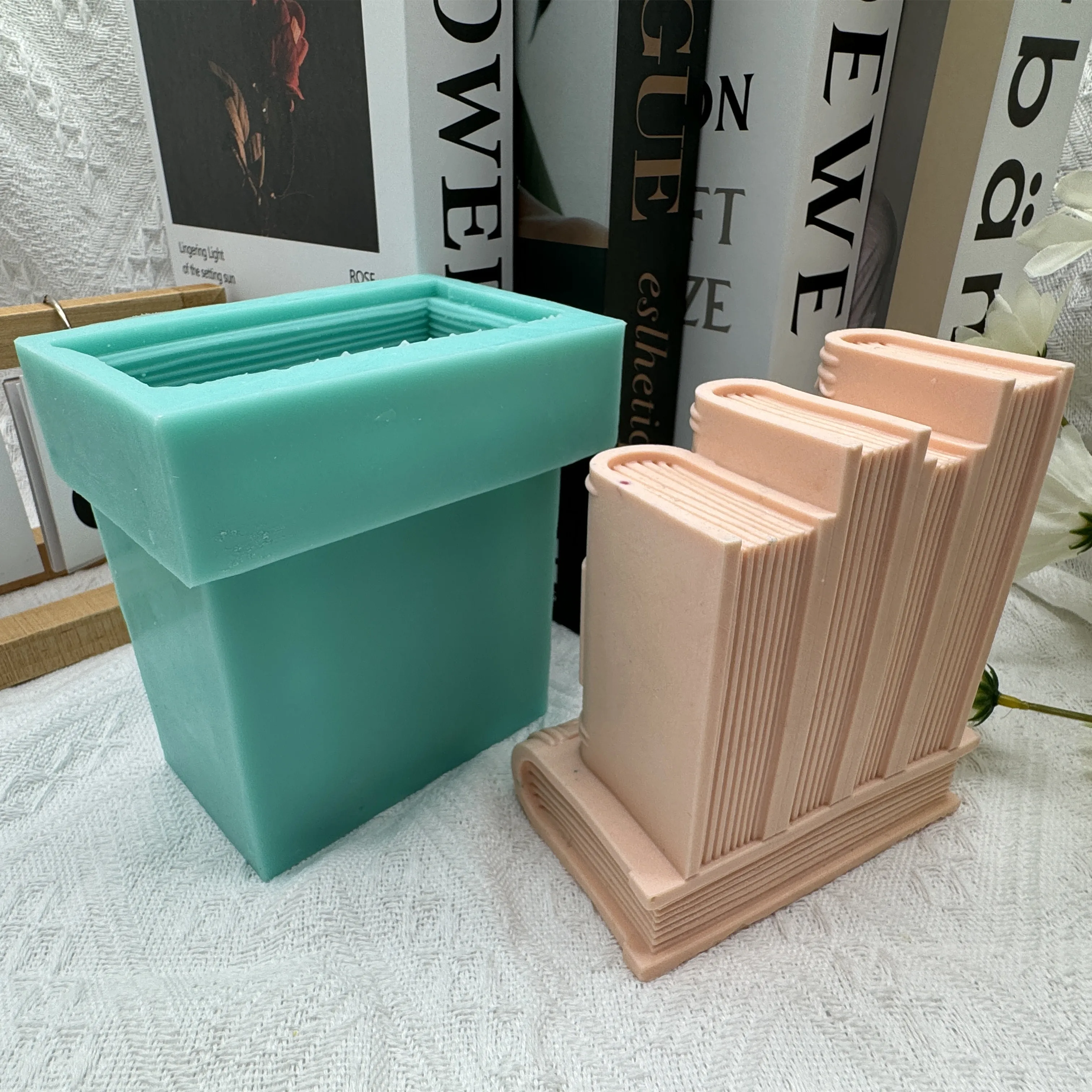 Силиконовая форма для мыла и свечи 3D формы расплава ароматического воска