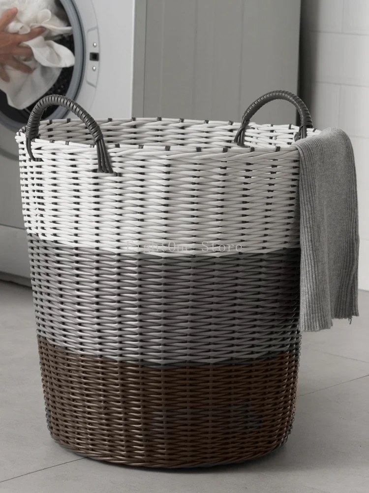 

Laundry Basket Laundry Basket Dirty Clothes Storage Basket Household Clothes Basket Clothes Frame Rattan Basket