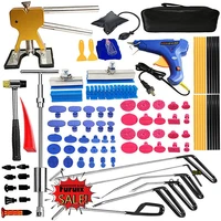 94pcs dent pull bar dent remover tool paintless dent puller repair lifter tools kit line board car hail removal
