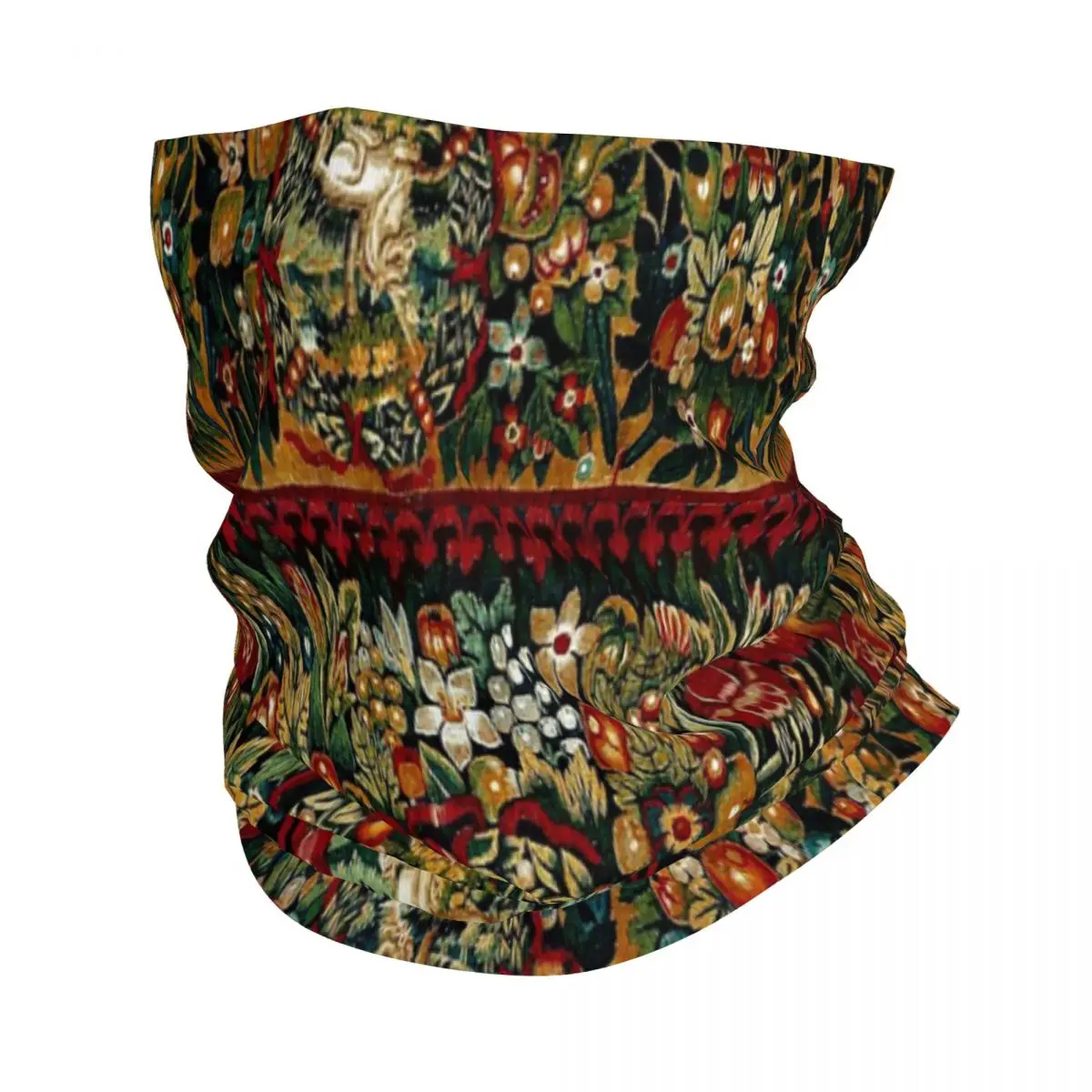 

Medieval Unicorn Floral Tapestry Cycling Face Mask Motor Scarf Bandana Trekking Women Men Camping Hiking Fishing Scarf