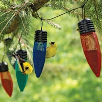 holiday string light bird feeder bulb bird feeder bird feeder wild hanging for outdoors garden tree decoration