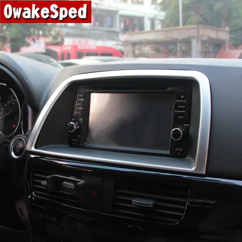 

Для Mazda Cx-5 Cx5 2012-2016 центральная консоль приборная панель навигации крышка рамы украшение отделка полоса автомобильные аксессуары стикер