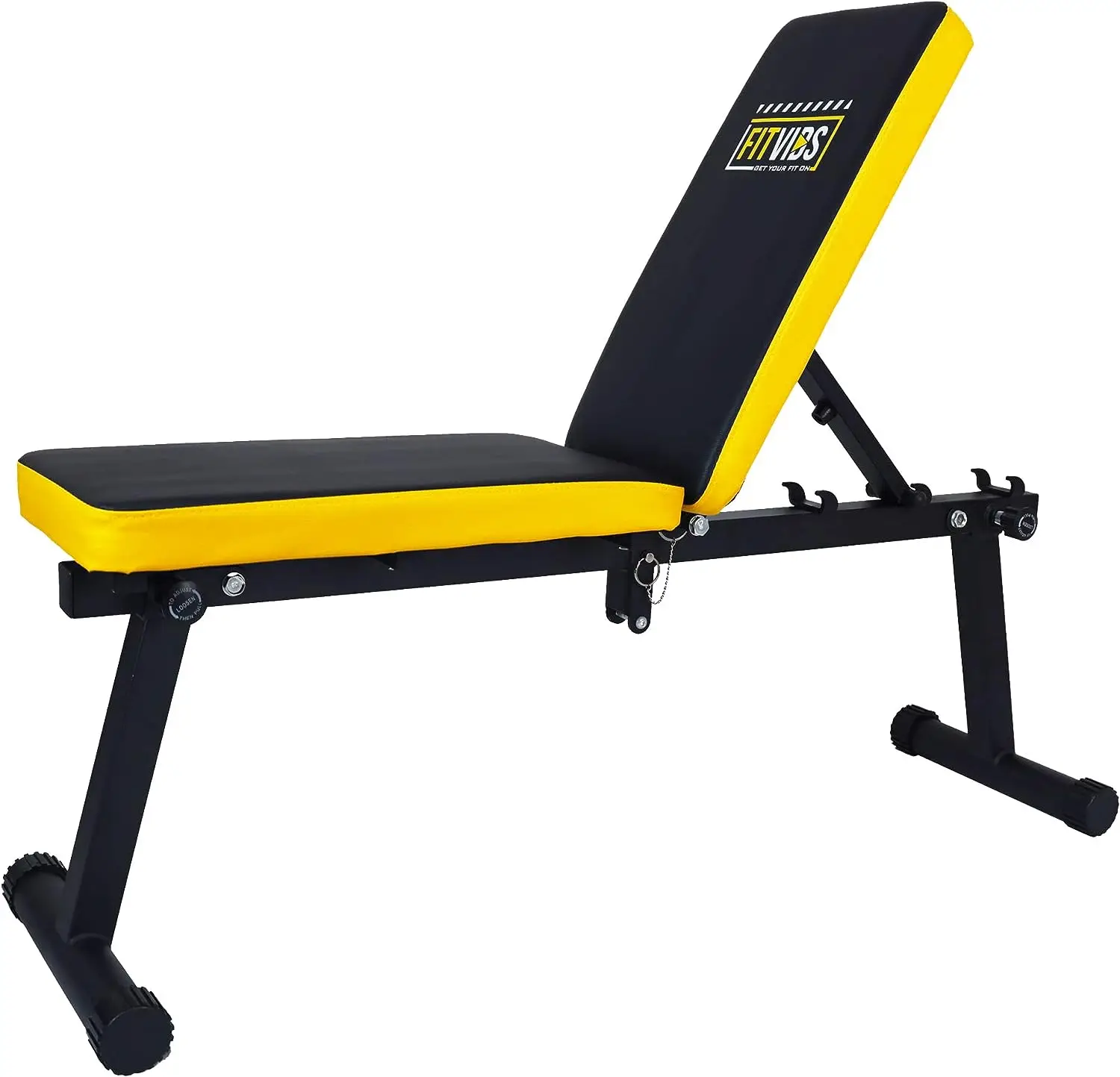 

Duty Adjustable and Foldable Utility Weight Bench for Upright, Incline, Decline, and Flat Exercise Weight lifting Gym equipment
