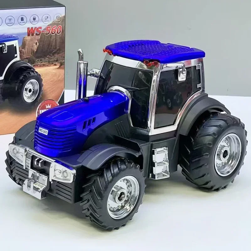 Портативная беспроводная Bluetooth-колонка в форме трактора U-диск TF-карта AUX Fm-радио