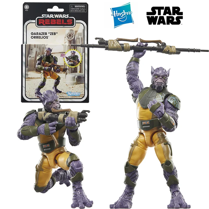 Hasbro Star Wars Rebels винтажная коллекция Garazeb Zeb Orrelio 3 75 дюйма оригинальная фигурка