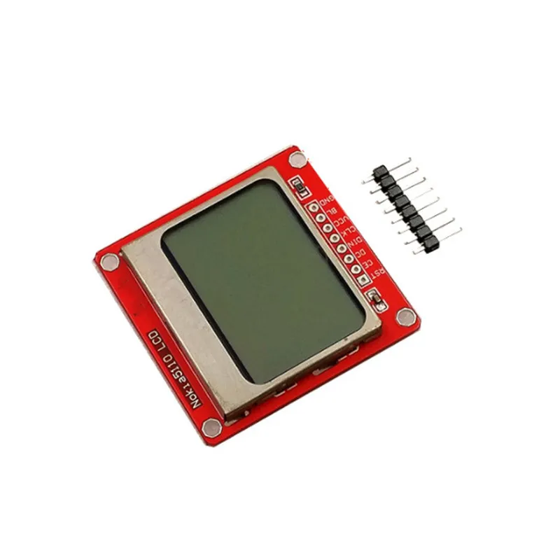 Высококачественный 84X48 84x8 4 ЖК-модуль с красной подсветкой Адаптер PCB для Nokia 5110 |