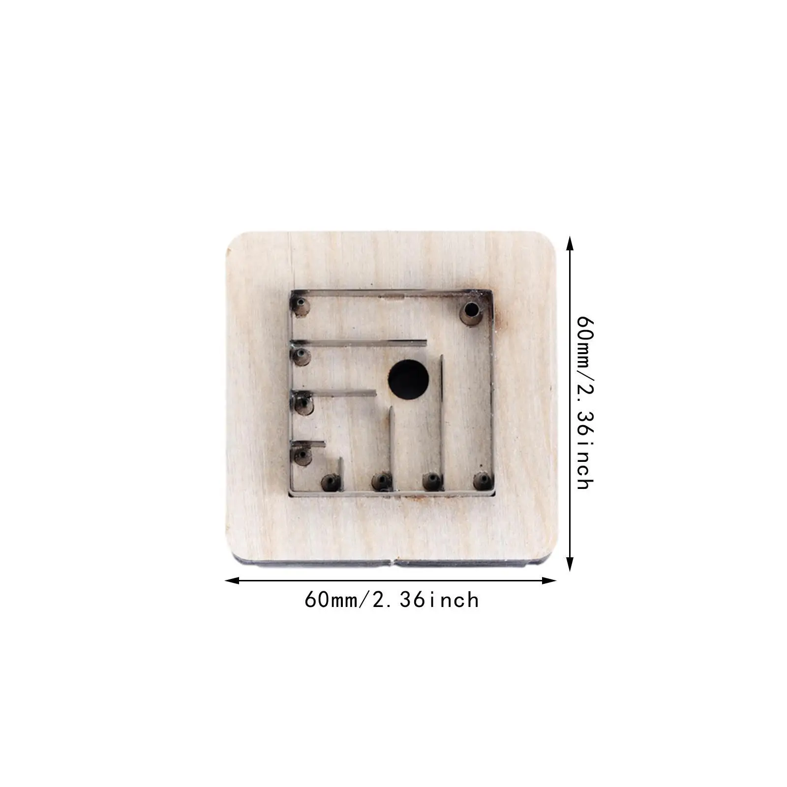 Штамп для резки кожи снежинки Литье начинающих Househld