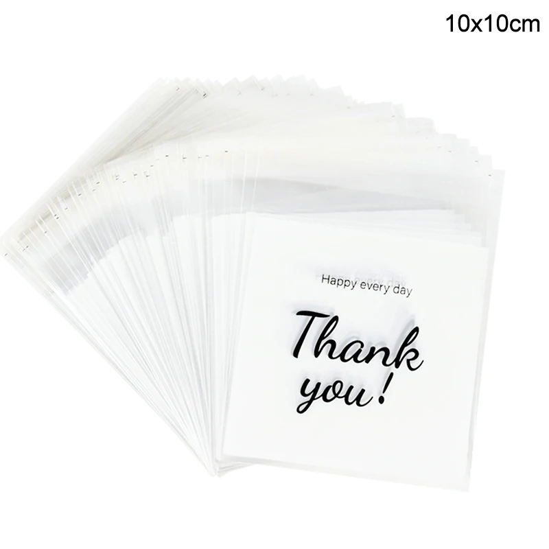 

Пластиковые самоклеящиеся пакеты для печенья xunyihappy 100 шт.