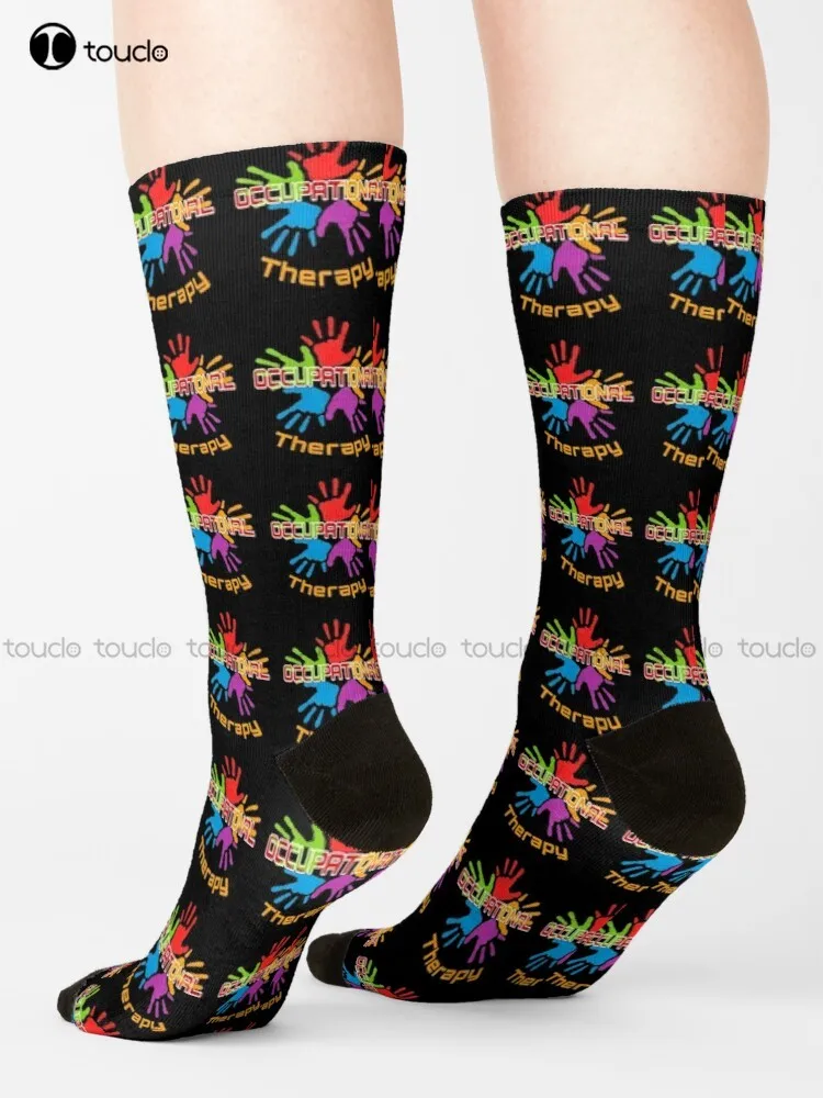 

Occupational Therapy. Hands Socks Woman Socks Personalized Custom 360° Digital Print Gift Harajuku Unisex Adult Teen Youth Socks