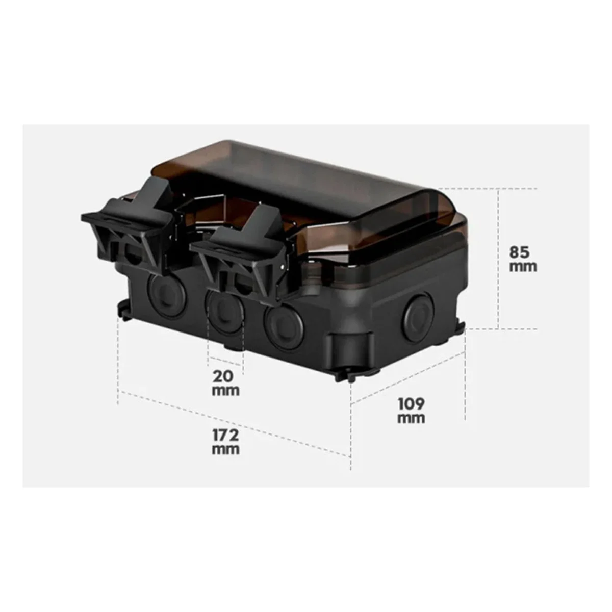 Водонепроницаемая розетка IP66 220 В черная настенная вилка со встроенным