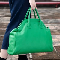 2022 new original designer leather bag womens handbag 100 natural leather green shoulder bag luxury fashion large handbag