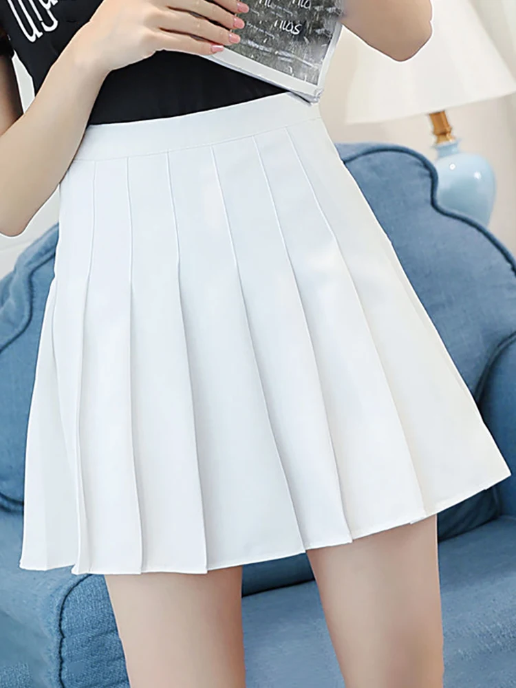 Женская плиссированная юбка трапециевидной формы элегантная винтажная