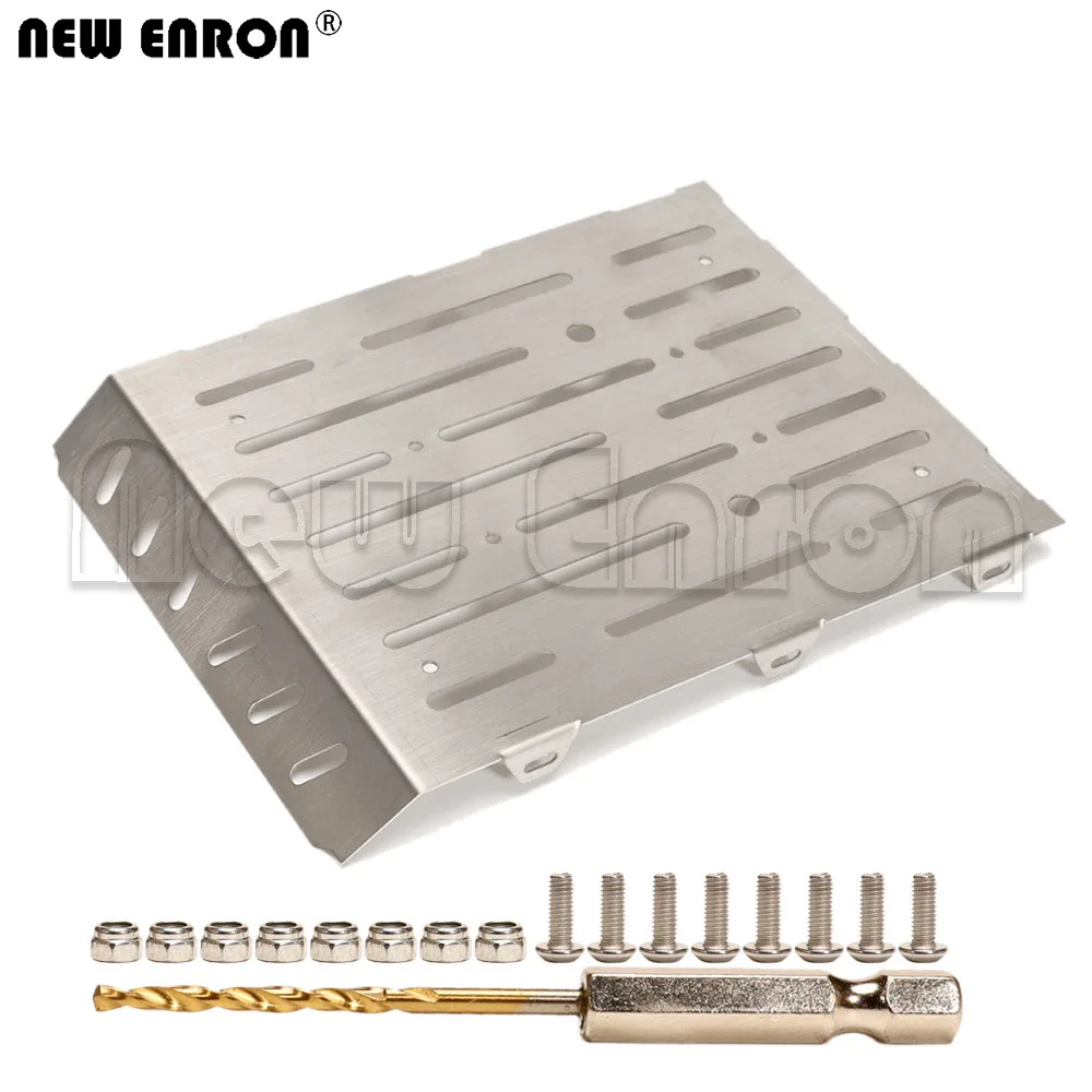 

Новинка, Задняя Крышка багажника ENRON из нержавеющей стали, нескользящая пластина для TRAXXAS TRX-6 G63 88096-4, обновленный декоративный автомобиль на гусеничном ходу