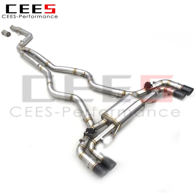 CEES Performance Титановые выхлопные системы Catback для BMW M340/M340i G20 3.0T 2019-2023 гоночный