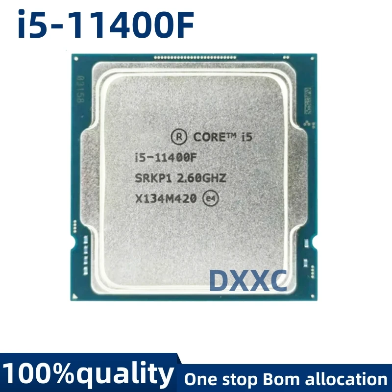 

For Intel Core i5-11400F i5 11400F LGA1200 2.6GHz Six-Core Twelve-Thread CPU Processor L3=12M 65W I5 11400F