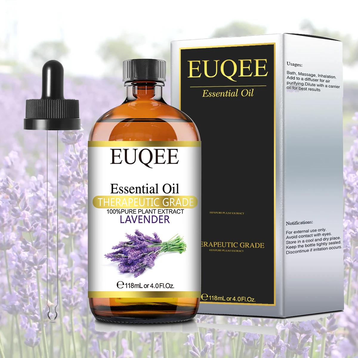 

118ML with Dropper Essential Oil For Diffuser Lavender Neroli Helichrysum Oregano Grapefruit Spearmint Aroma Essential Oils