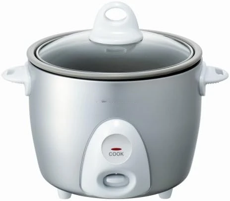 

Automatic 3.3 Cup (Uncooked) Rice Cooker (Silver)