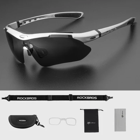 ROCKBROS Поляризованные спортивные мужские солнцезащитные очки, очки для шоссейного велоспорта, горный велосипед, защитные очки для верховой езды, фотохромные очки