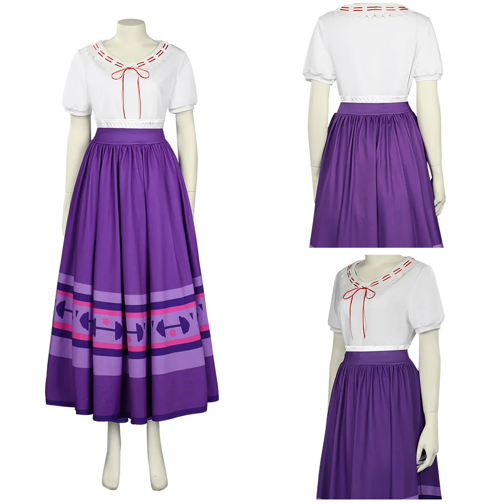 

Adult Luisa Madrigal Cosplay Costume Dress Outfits Halloween Carnival Suit