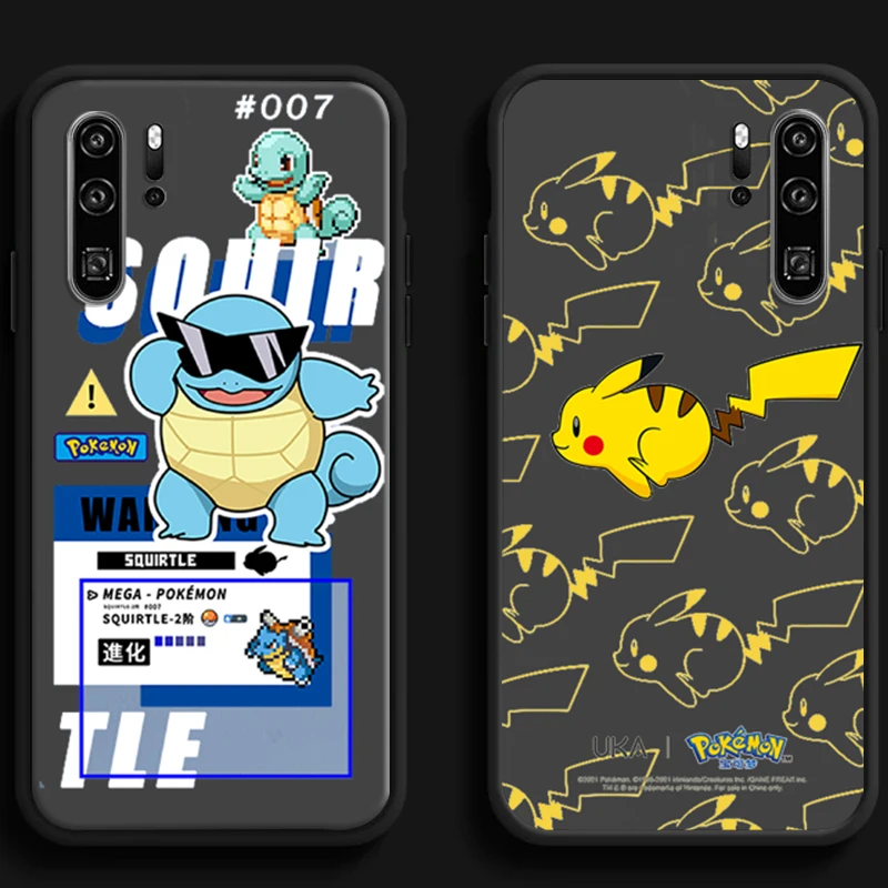 

Pokemon Pikachu Phone Cases For Huawei Honor Y6 Y7 2019 Y9 2018 Y9 Prime 2019 Y9 2019 Y9A Back Cover Funda Coque
