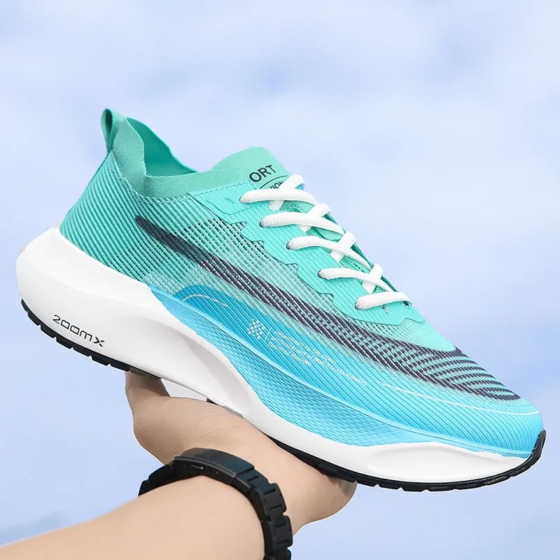 Men sneakers Lightweight Cushioning Outdoor Road Running Shoes Marathon Trail Sport Shoes Elastic Walking Tenis Masculino 39-44