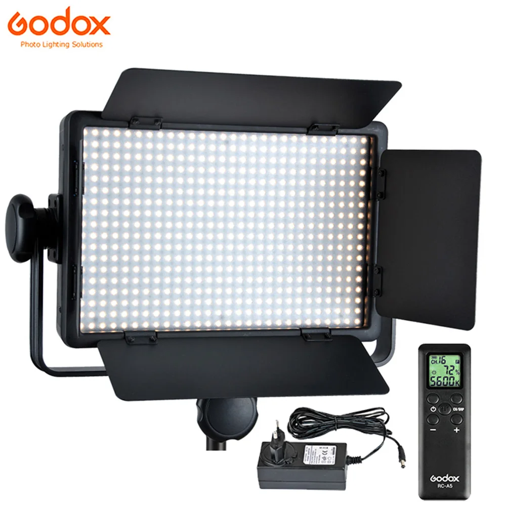 

Godox LED 500C двухцветная 3300-5600K/светодиодный 500W белая 5600K 500 Светодиодная панель для видеосъемки светильник студия видеокамера жисветильник