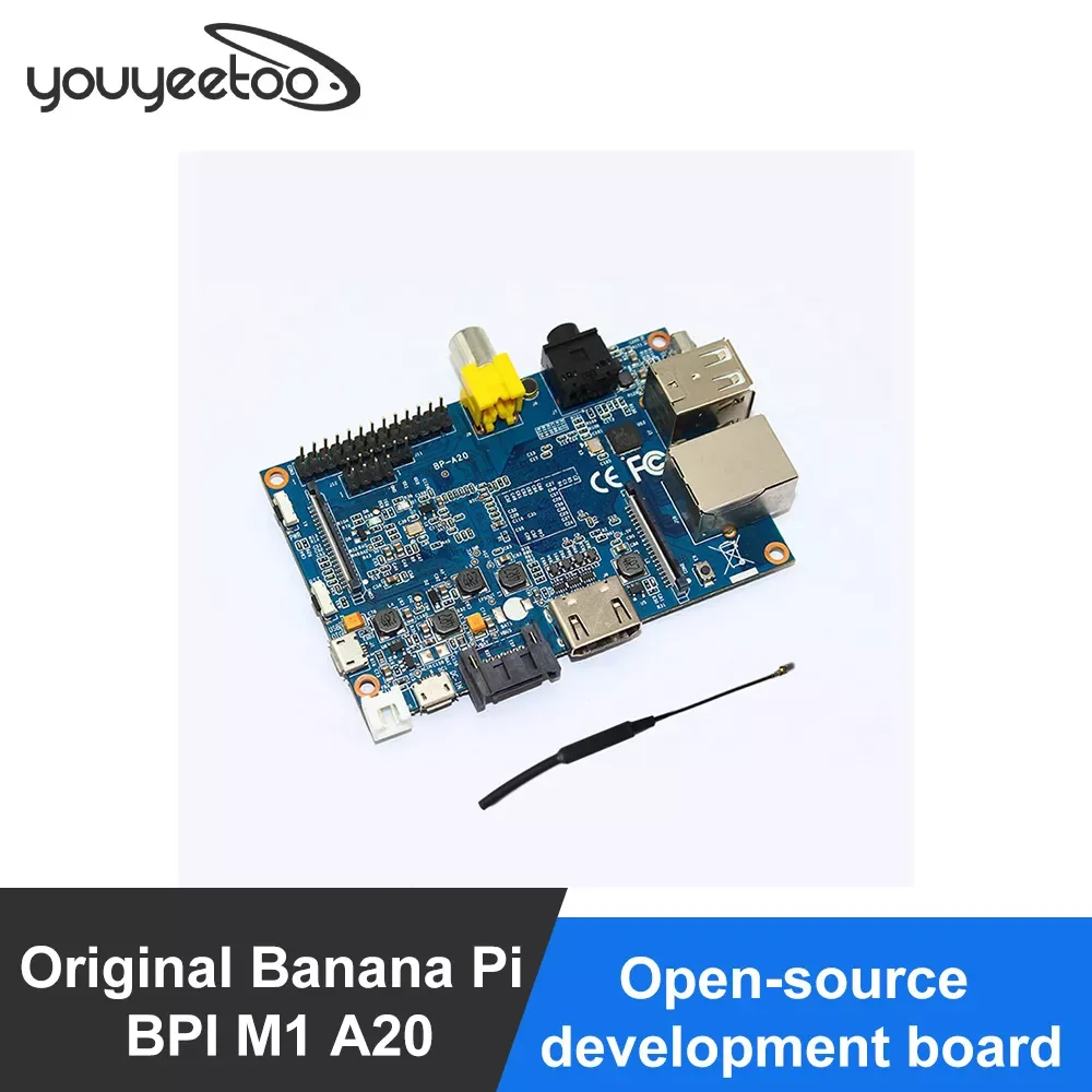 

2022 Original Banana Pi BPI M1 A20 Dual Core 1GB RAM Open-source development board single board computer raspberry pi compatible