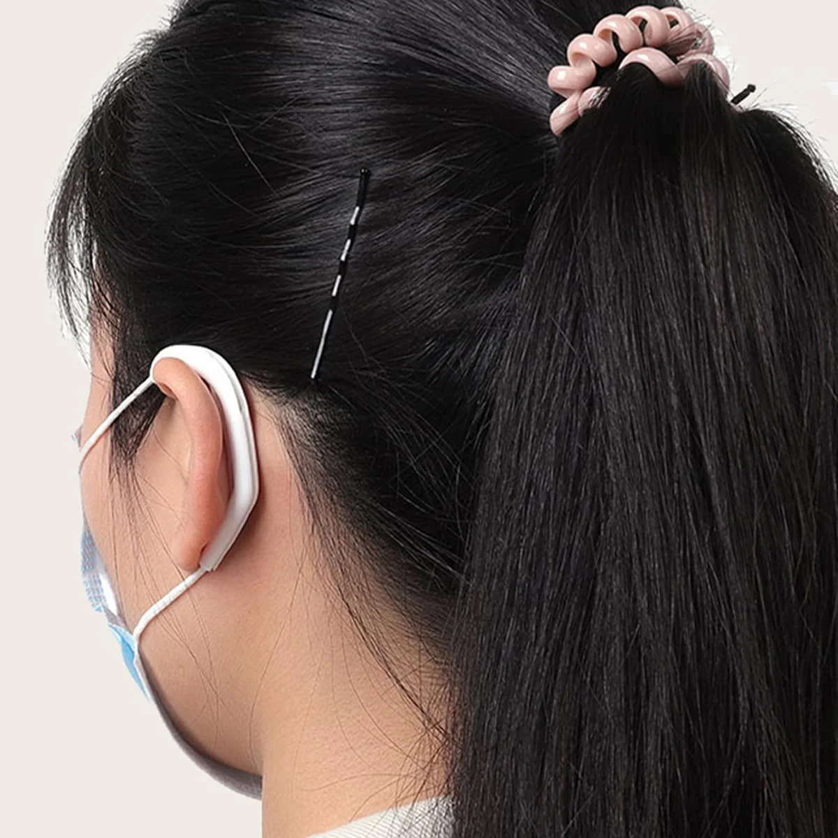 

10Pcs/Set Face Mask Diy Universal Ear Protect Artifact Sleeve Silicone Earmuffs Ear Protection Comfortable Pure Color Unisex