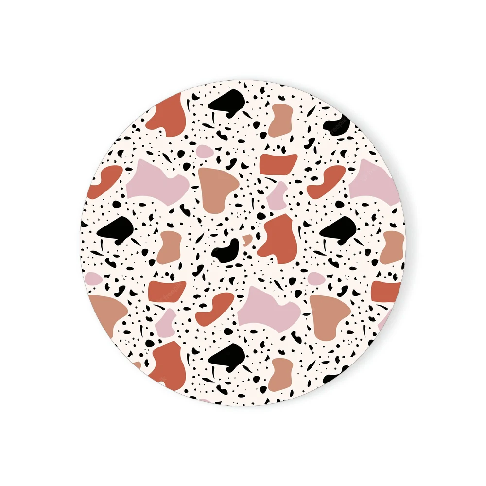 Фото Диатомит, супер абсорбирующие подставки Terrazzo, дизайнерские чашки/подставки под чашки для чая или кофе, подарок на новоселье для дома и кухни №2