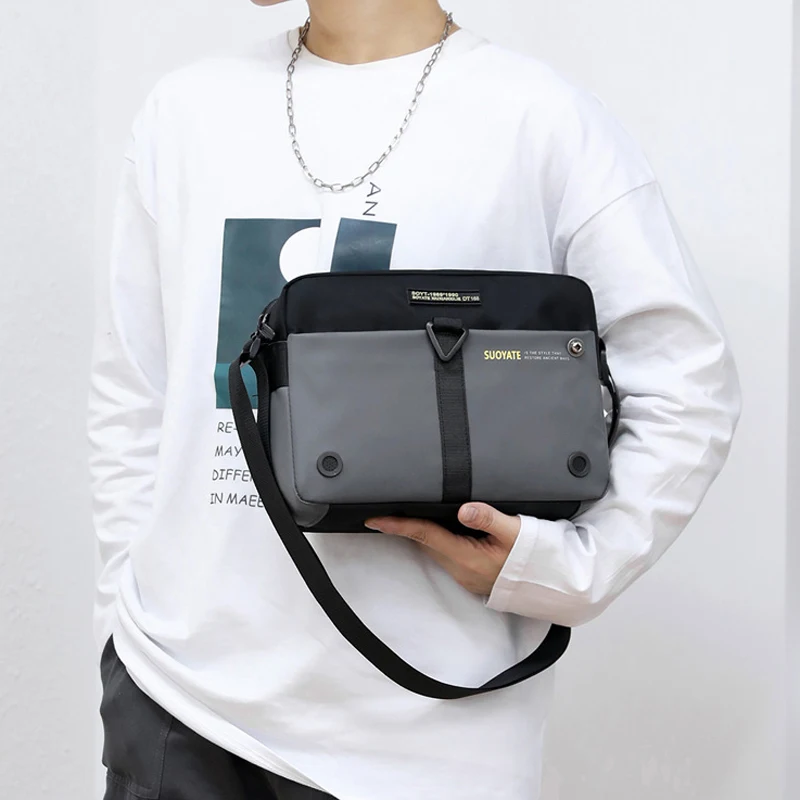 Male Cross Bag Casual Nylon Shoulder Bag High Quality Male Handbag Waterproof Light Nylon Travel Crossbody Bag For Men
