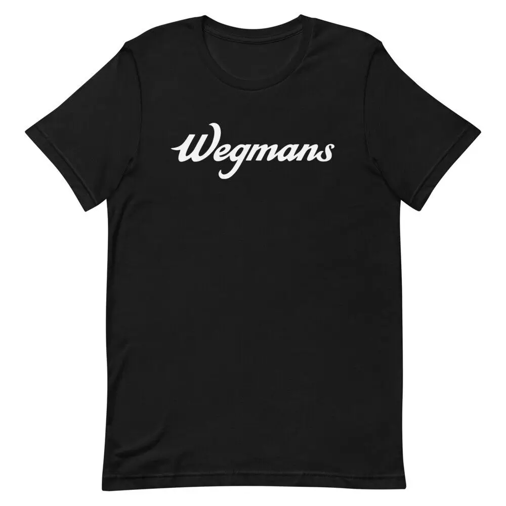 Черная футболка WEGMANS унисекс с коротким рукавом