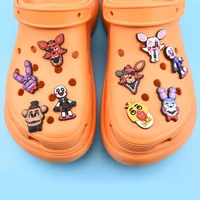trending cartoon croc shoe charms boy girls favorite shoes decorations anime role bracelet accessories cartoon dragon characters