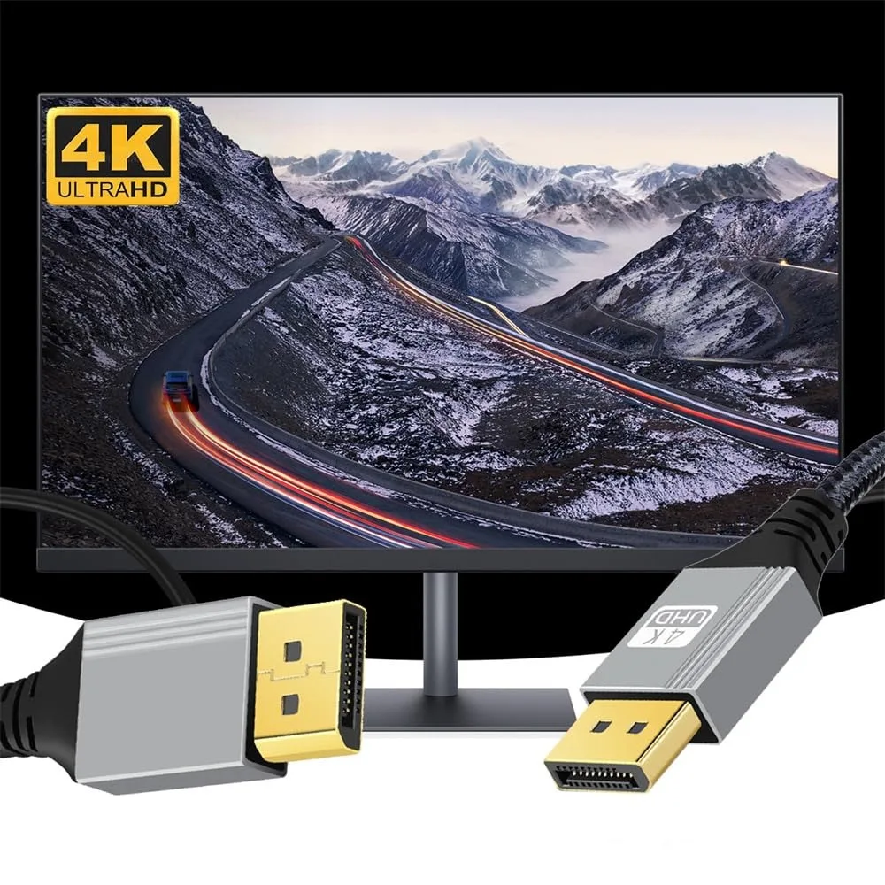 Кабель 4K DP 1M 2M 3M 5M Display Port to DisplayPort 1.2 Высокоскоростной кабель 4K@60Hz 2K@165Hz 2K@144Hz для