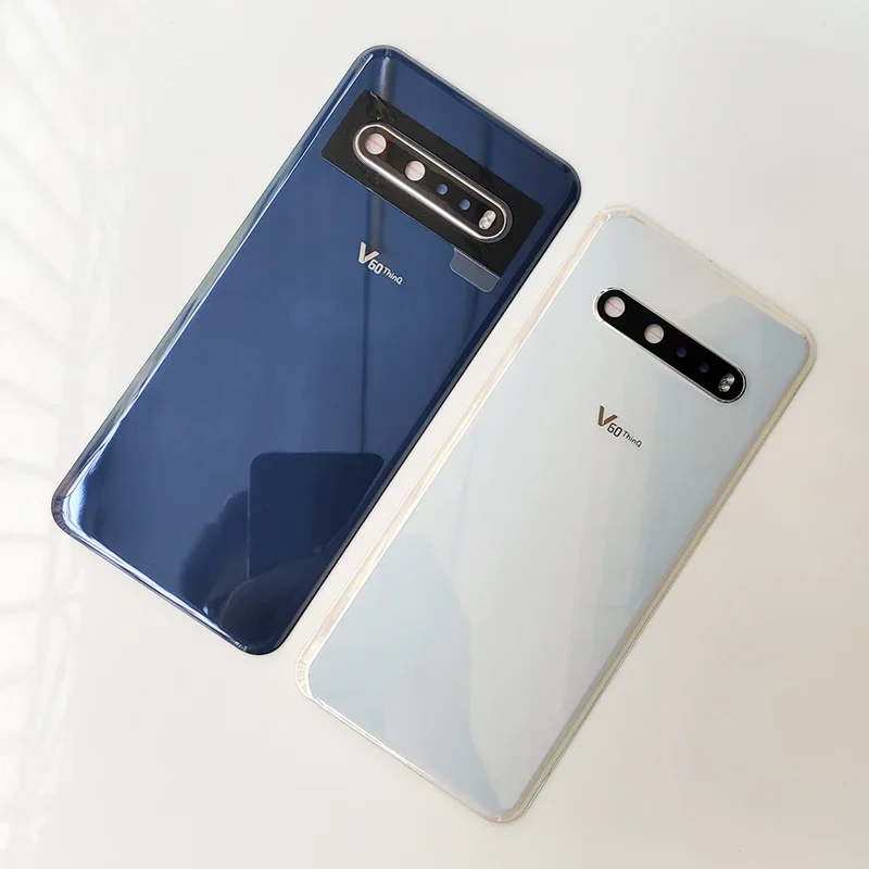 V60 UW A Задняя стеклянная крышка для LG ThinQ 5G задняя замены аккумулятора объектива