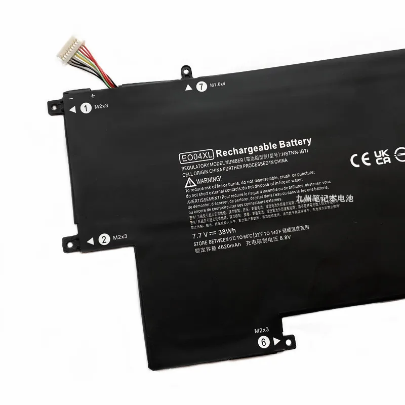 Новый EO04XL HSTNN-IB71 I73C 827927 -1B1 1C1 Аккумулятор для ноутбука HP EliteBook Folio G1 X2F46EA V1C37EA V1C36EA